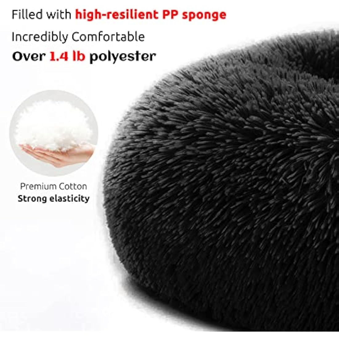 ANWA Dog Sofa Bed Cover - Plush Mat for Dog Furniture and Couch Protection - Soft Washable Bed Mat for Dogs - 40" x 40" x 6"