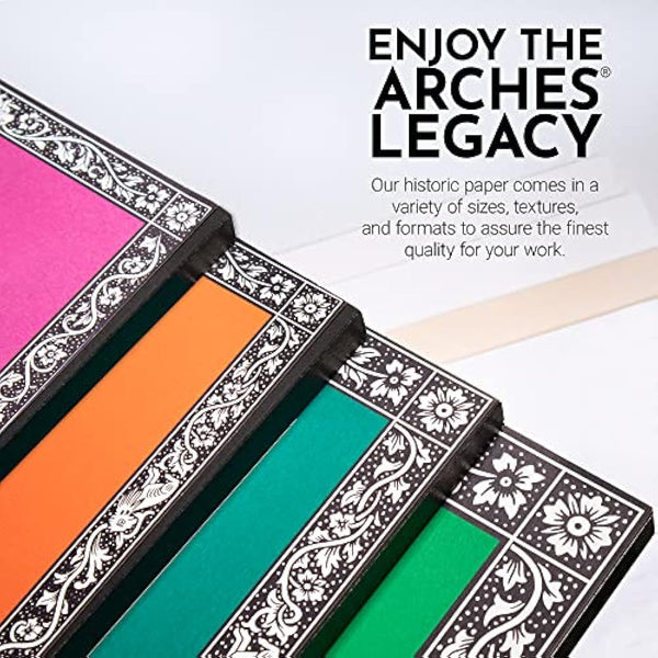 ARCHES Watercolour Pad, 300 GSM, Cold Pressed, A3 (29.7 x 42 cm), Wood, White, 29.7 x 42 x 1 cm