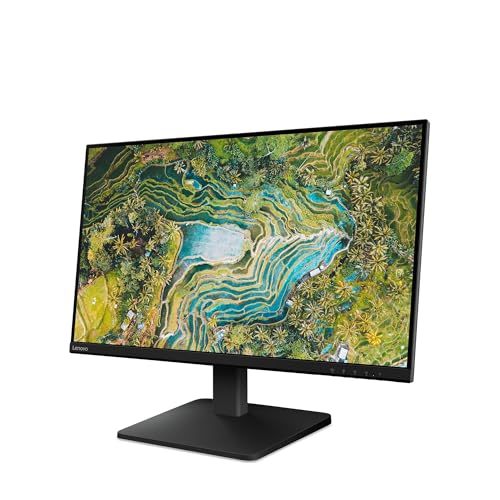 Lenovo L27i-4B 27 Inch PC Monitor | FHD, 1080p, 48-100Hz, IPS, 4ms, VGA and HDMI
