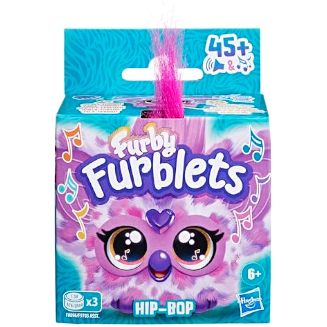 Furby Furblets Hip-Bop Mini Electronic Plush Toy, Pink