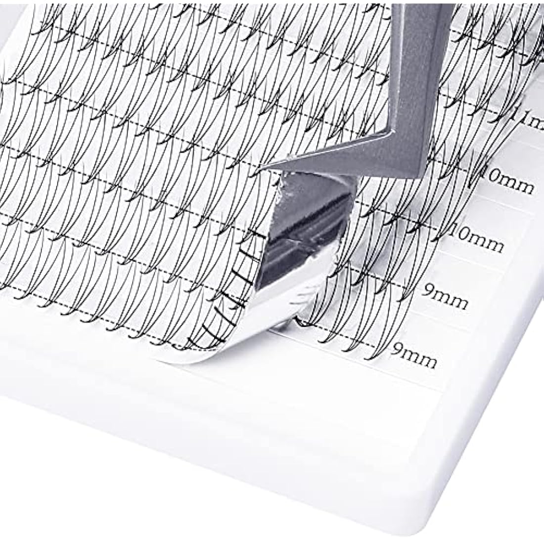 3D Fans Pre Made Fan Eyelash Extensions 0.07mm D Curl 8-14mm Mix Cluster Eyelash Extension Premade Fans Volume Russian Individual Lashes Cluster Gemerry Fan Lash Extensions(0.07-3D-D curl-Mix)