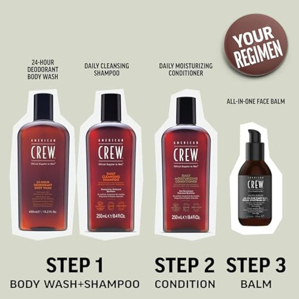 American Crew 24 Hour Deodorant Body Wash, Tea Tree, 450 ml