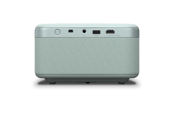 Epson EF-22N Mini Smart 3LCD Projector with Pan & Tilt Stand, Full HD,1000 Lumens,150 Inch Display with HDR, Google TV, Dolby Atmos Sound, Gaming & Home Cinema Laser Projector - Metallic Midnight Blue