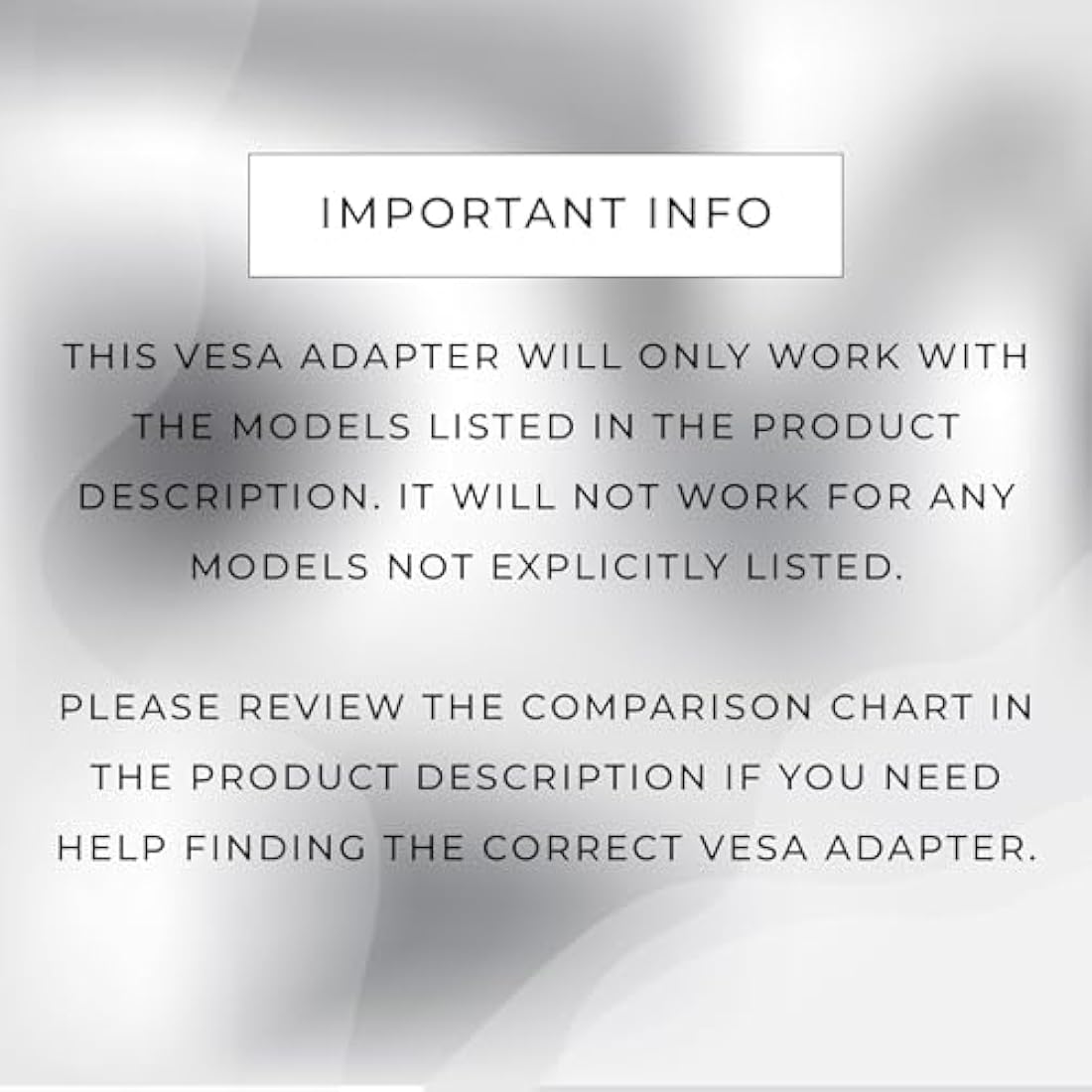 HumanCentric VESA Mount Compatible with Acer Monitors SA241Y bi, SA271 bi, SB241Y Abi, SB271 bi, RL242YE, R242Y Ayi and R270 SMIPX and Viewsonic VX2776-smhd-2 and VX2476-smhd-2