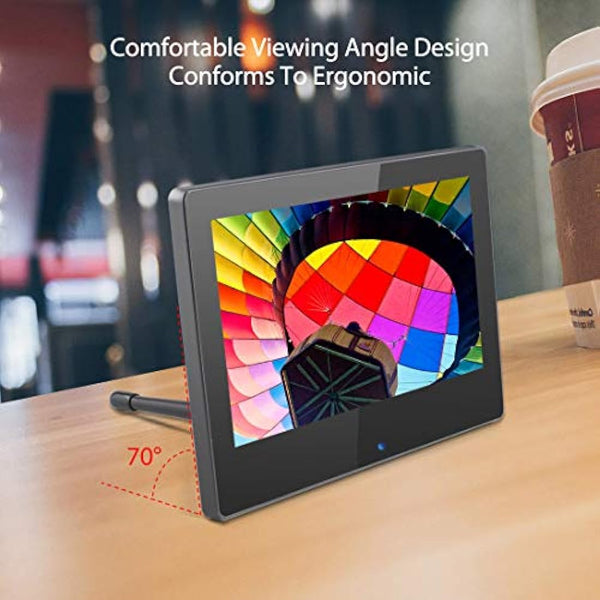 ELECROW For Raspberry Pi Screen, 7-inch 1024 * 600 Touch Screen Monitor with Built-In Speakers Compatible Raspberry Pi 4 3B+ Raspberry Pi Zero Raspberry pi 400, Windows PC, Jetson Nano