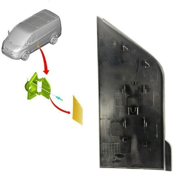 Fuel Tank Filler Flap Cover Cap Primed FOR FORD TRANSIT TOURNEO CUSTOM (2012-2016) 1771170, BK21V405A02CBXWAA