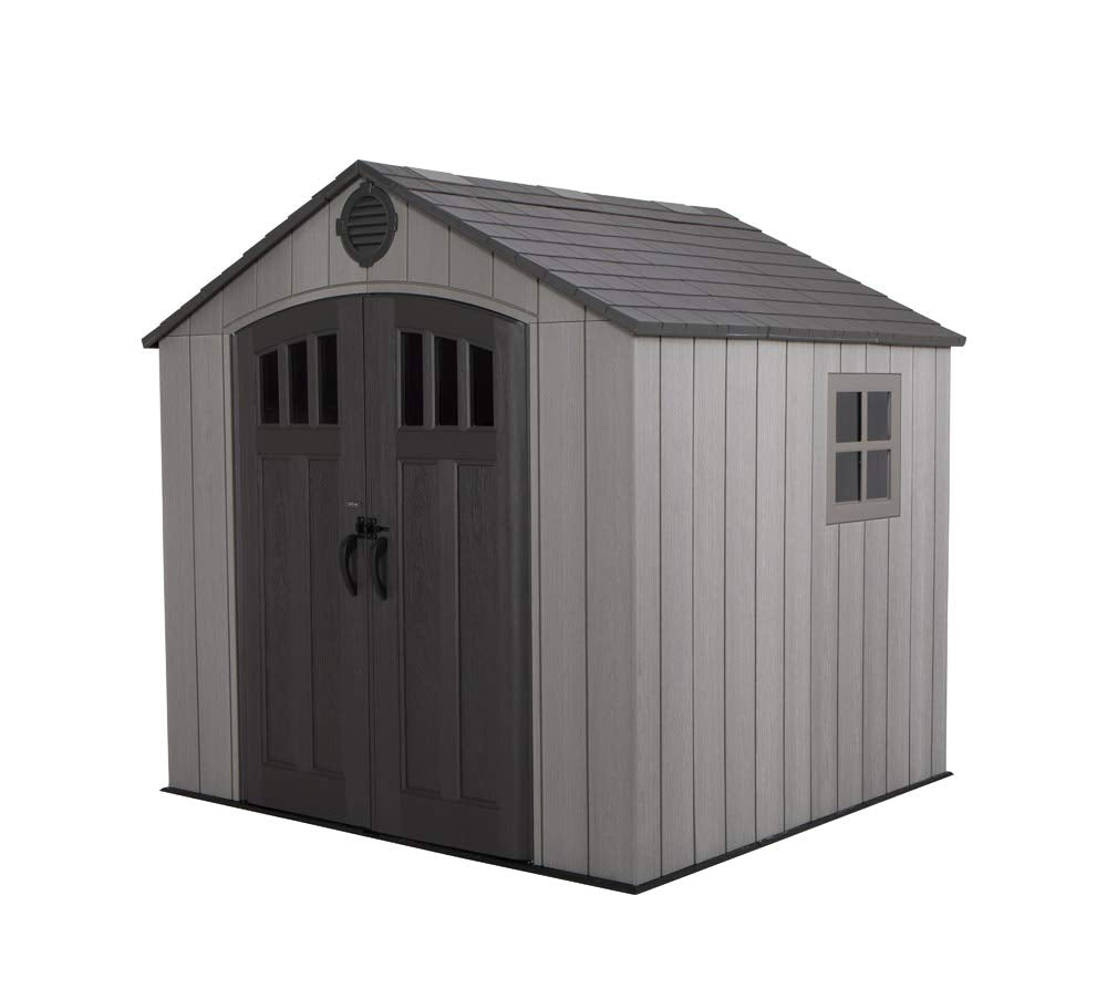 Lifetime 60282 Outdoor Storage Shed, 7 x 12 ft.