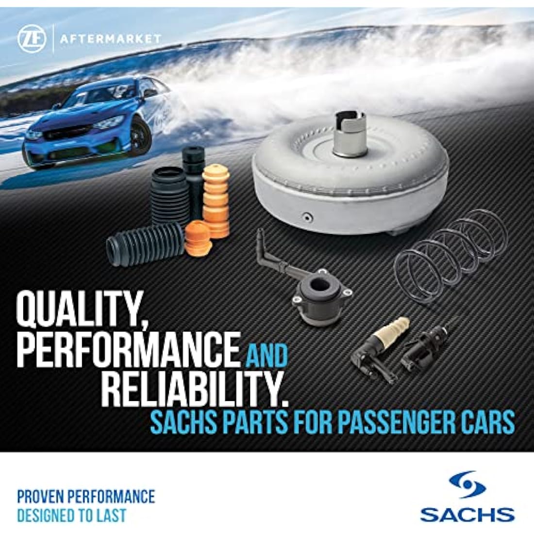 SACHS 900 133 Dust Cover Kit Shock Absorber Compatible With BMW 3 (E90) 2004-2012 Front Axle And Other Vehicles