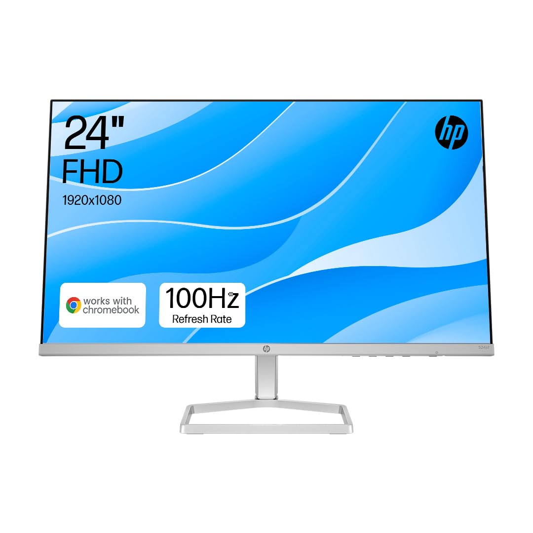 HP Series 5 27" FHD Height Adjust Monitor (527sh) - 100Hz Refresh Rate, 1500:1 AR, 99 percent sRGB Spectrum, 300 Nits Brightness - HDMI, VGA Ports - Ergonomically Adjustable - Responsibly Made