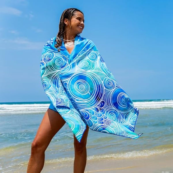 Elite Trend Microfiber Towels - Quick Dry Camping, Sports, Beach, Backpacking, Yoga, Gym, Travel Towel XL 78x35 w/Bag - Soft, Compact, Lightweight