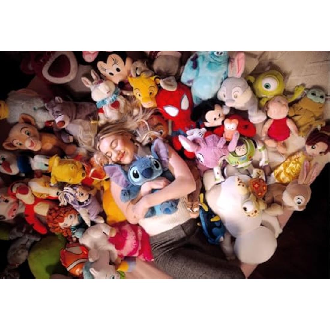 Disney Store Official Mufasa Medium Soft Toy, The Lion King, 38cm/15”, Kids Fluffy Stuffed Animal Collectable Plush Doll, Orange