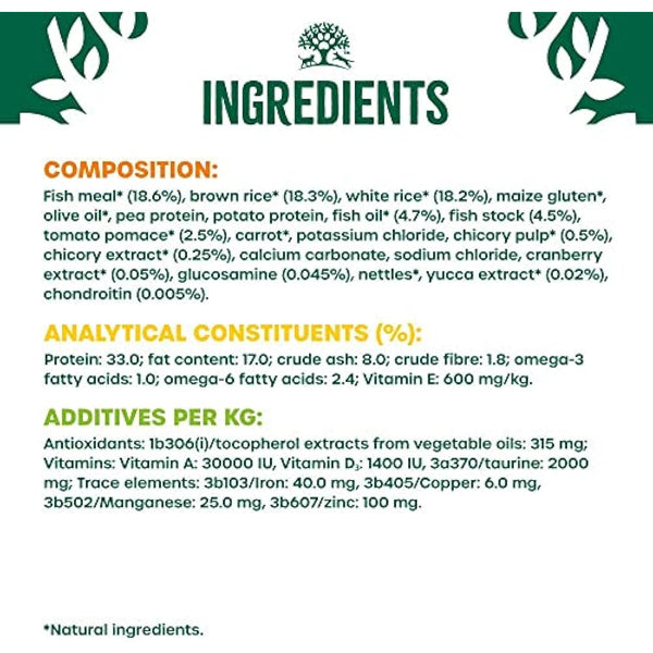 James Wellbeloved Senior Fish 4 kg Bag, Hypoallergenic Dry Cat Food