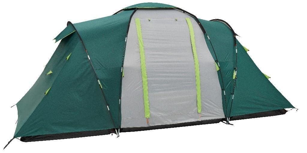 Coleman Spruce Falls 4 Tent | 4 Man Vis-a-Vis Family Tent with 2 opposite XXL size Bedrooms and Living area | 4 Person Camping Tent | 3000mm Waterproof | Sewn-in Groundsheet