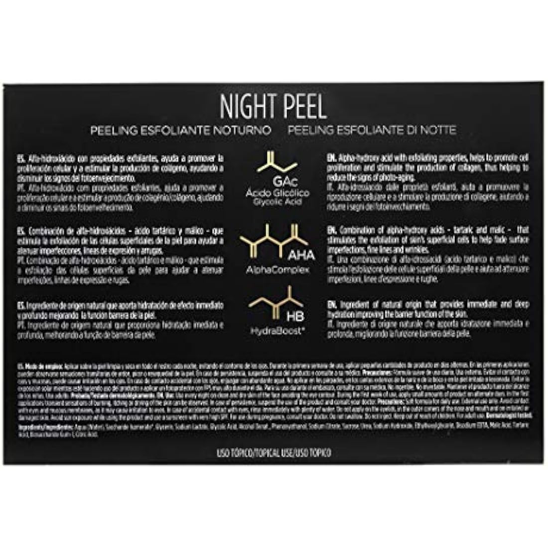 Isdin ceutics Night Peel | Exfoliating Facial Night Peel Promoting Cell Turnover | Single Dose 30 X 2ml