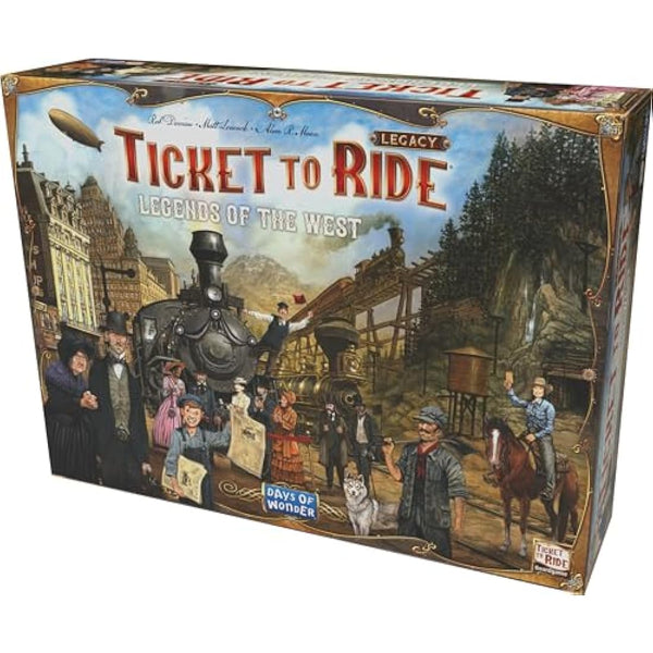 Days of Wonder | Ticket to Ride Legacy - Legends of the West | Board Game | Ages 10+ | 2-5 Players | 20-90 Minutes Playing Time