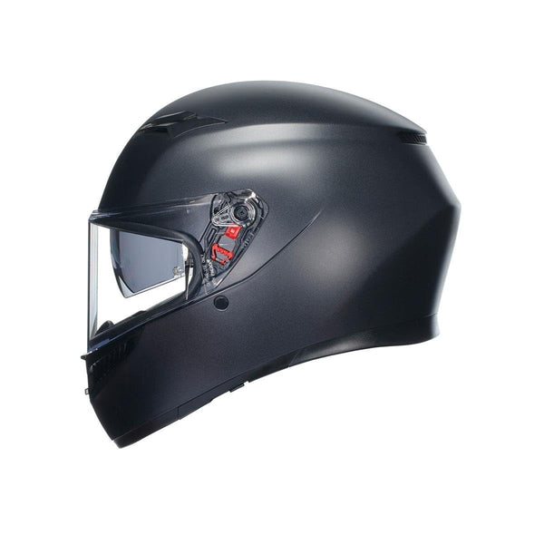 AGV K3 Full Face ECE 22.06 Motorcycle Helmet - Plain, Matt Black