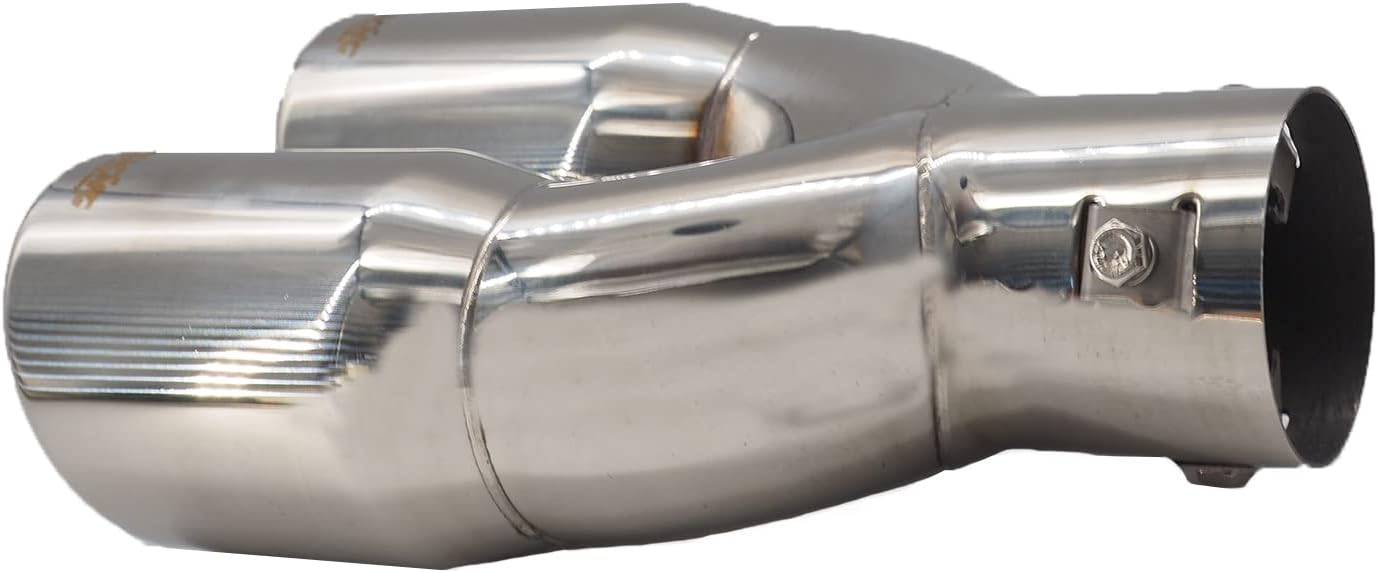 Simoni Racing TRX/18 Exhaust Tip Double Rounded Inox