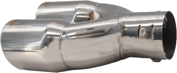 Simoni Racing TRX/18 Exhaust Tip Double Rounded Inox