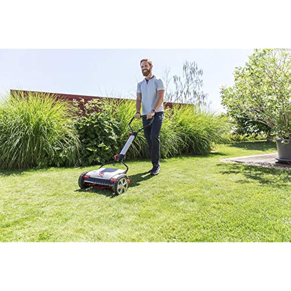 AL-KO Razor Cut 38.1 HM premium Manual Helical Cutting Lawnmower.Work 38 cm Ideal 250mq., Grey, 113866