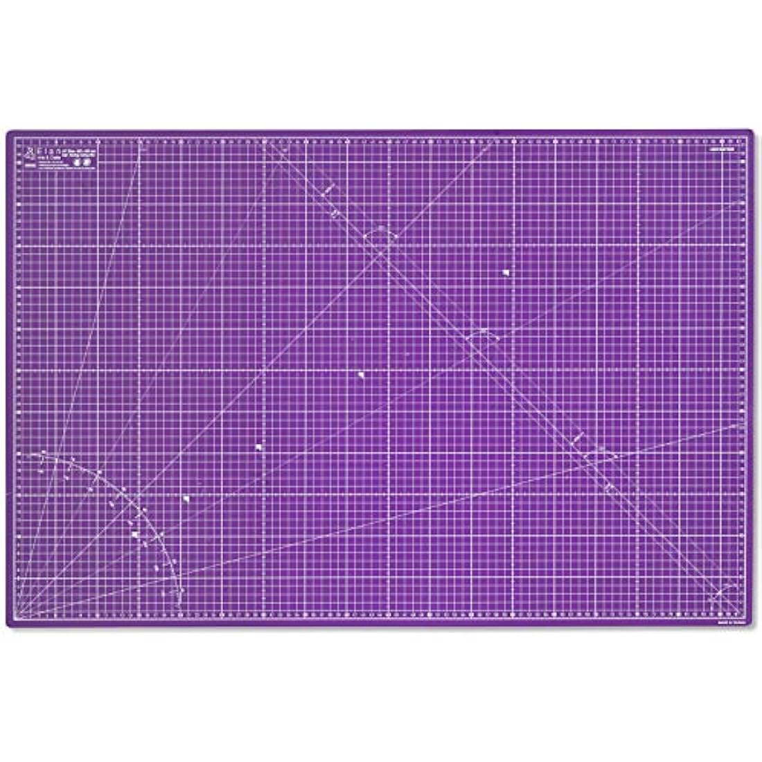 Elan A1 Cutting Mat Pink and Purple, 5-Ply Hobby Board for Crafts 90X60 CM, Large Self Healing Cutting Mat A1, Large Craft Board for Sewing