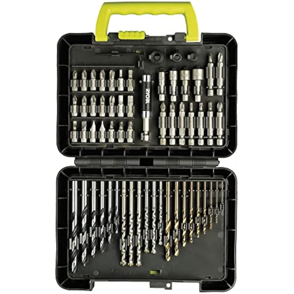 Ryobi bit and Drill Set 60 Pieces RAK60DDF (Accessory Set for Drilling and screwing)