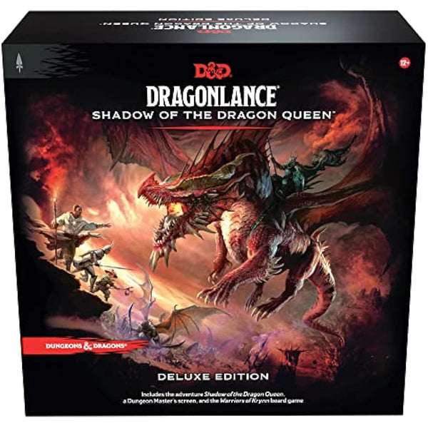 Dungeons and Dragons Dragonlance: Shadow of the Dragon Queen Deluxe Edition (Dand D Adventure, DM Screen Plus Warriors of Krynn Board Game) (D09880000) for Ages 12+, Mult