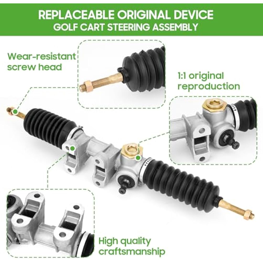 10L0L Golf Carts Steering Box Assembly
