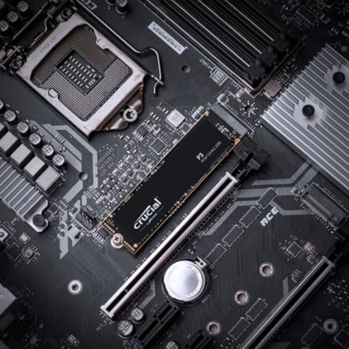 Crucial P3 1TB M.2 PCIe Gen3 NVMe Internal SSD - Up to 3500MB/s - CT1000P3SSD801 (Acronis Edition)