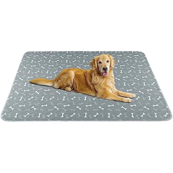 Baodan Puppy Pads Washable, 2 Pack Reusable Puppy Training Pads, Super Absorbent Waterproof Dog Mat Pee Pads for Dogs, Fast Drying Training Pads for Home, Car, Travel - 152x122 cm