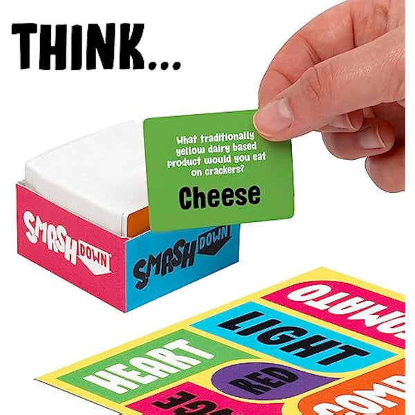 Ideal | Smash Down: Think! Find! SMASH! Who has the fastest finger? | Family Party Games | 3+ Players | Ages 8+