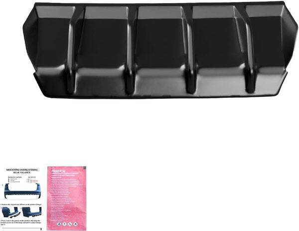 Oneway Rear Diffuser compatible with Cupra Formentor 2020-2024 excl. VZ/VZ5 - Gloss black