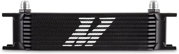 Mishimoto MMOC-10-8BK Universal 10-Row Oil Cooler 8AN Black White M