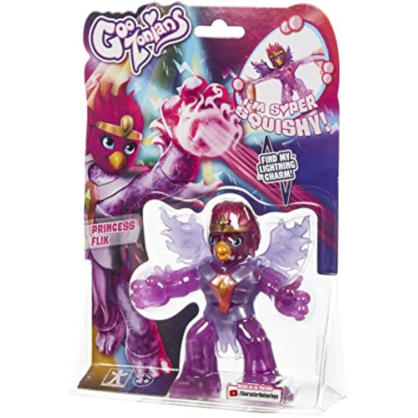 GOOZONIAN HERO PACK PRINCESS FLIK. STRETCHY, SQUISHY TOY FOR GIRLS. DISCOVER HIDDEN CHARMS. COLLECTABLE ACTION FIGURES. BIRTHDAY PRESENT FOR GIRLS 4+