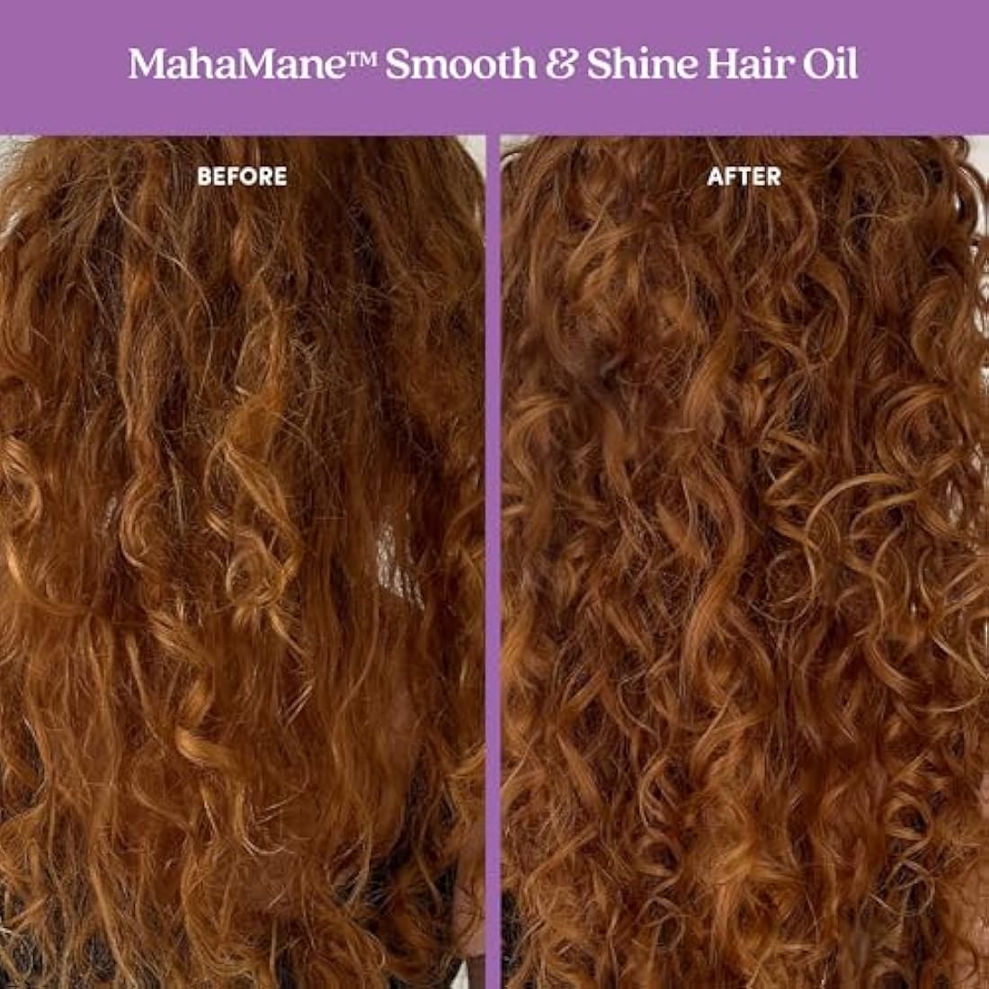 Fable & Mane Smooth & Shine Hair Oil, with UV Heat Protection. Post Wash Oil Reduces Frizz, Adds Instant Shine with Jojoba, Castor Oil and Ashwagandha (55ml)