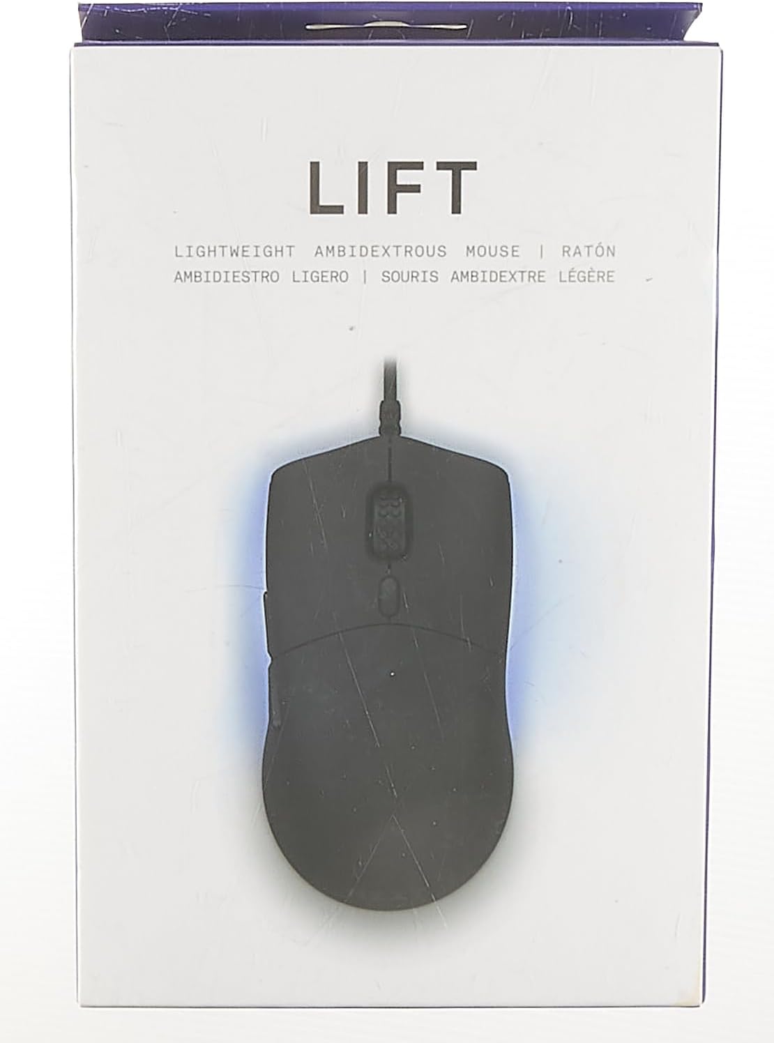 NZXT Lift 2 Ergo | Lightweight Ergonomic Wired Gaming Mouse | Lightweight 61 g Design | 8K Polling Rate | Optical Switches | 26K DPI Optical Sensor | 100% PTFE Feet | Black