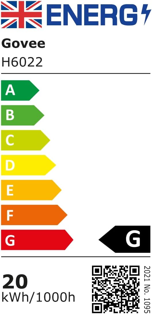 Govee Bedside Touch Table Lamp, Night Light Kids LED RGBICWW Works with Matter and Alexa, Music Sync, 64 Scene Modes, Timer, 2700-6500K Night Lamp for Bedroom, Kids, Living Room Decor(Corded Electric)