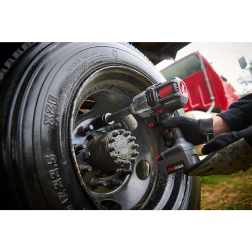 Ingersoll-Rand W7172-K22B-EU Impact Wrench, 3/4 Inch 20V Cordless Impact Wrench, 2X BL2022 Li-Ion Batteries 5.0 Ah + Charger Kit (UK Plug) in Case