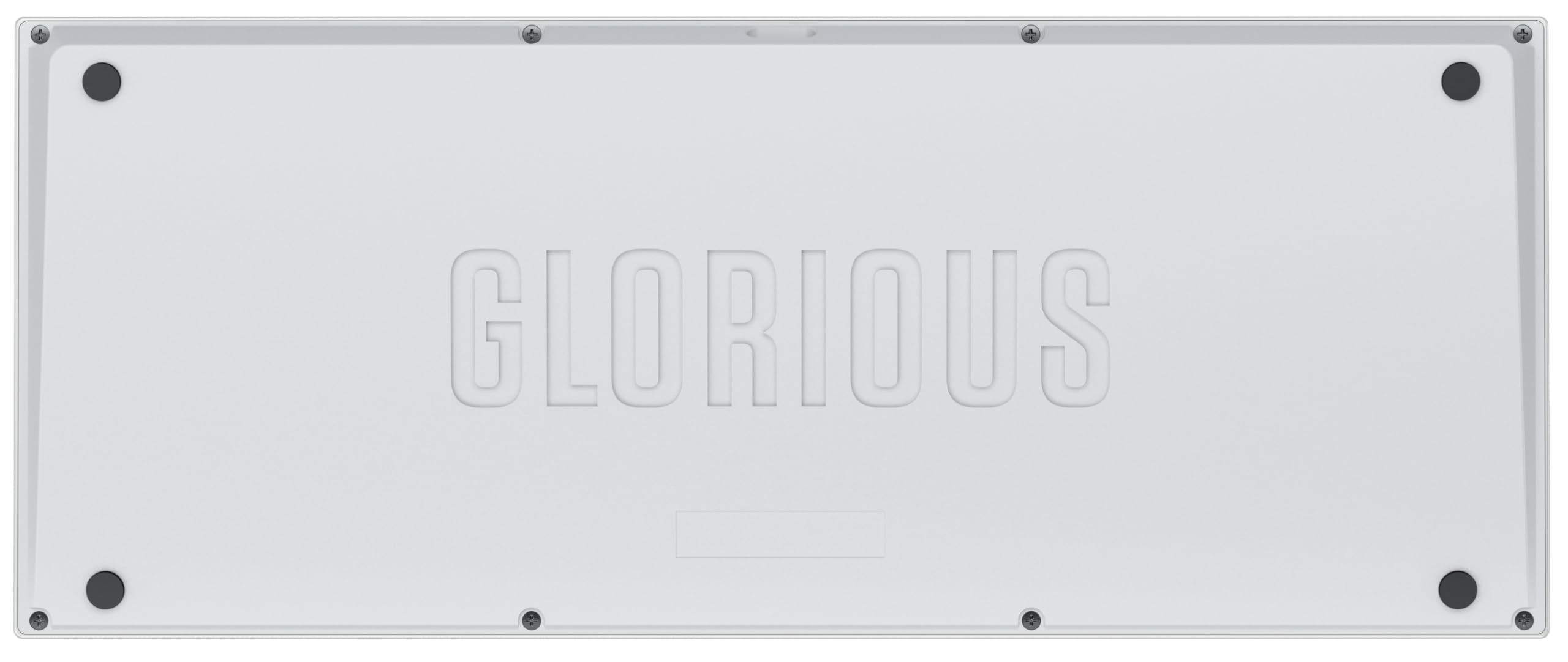 Glorious Gaming GMMK PRO 75% Barebones (Frame Only) - Modular Mechanical Gaming Keyboard, TKL Size (75%), 1.5kg Frame, RGB, Customisable, 5-Pin Switch Support, International/ISO Layout - Black Slate