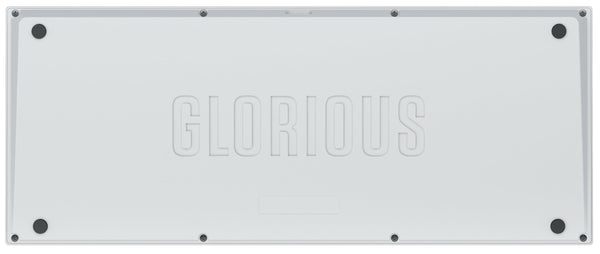 Glorious Gaming GMMK PRO 75% Barebones (Frame Only) - Modular Mechanical Gaming Keyboard, TKL Size (75%), 1.5kg Frame, RGB, Customisable, 5-Pin Switch Support, International/ISO Layout - Black Slate