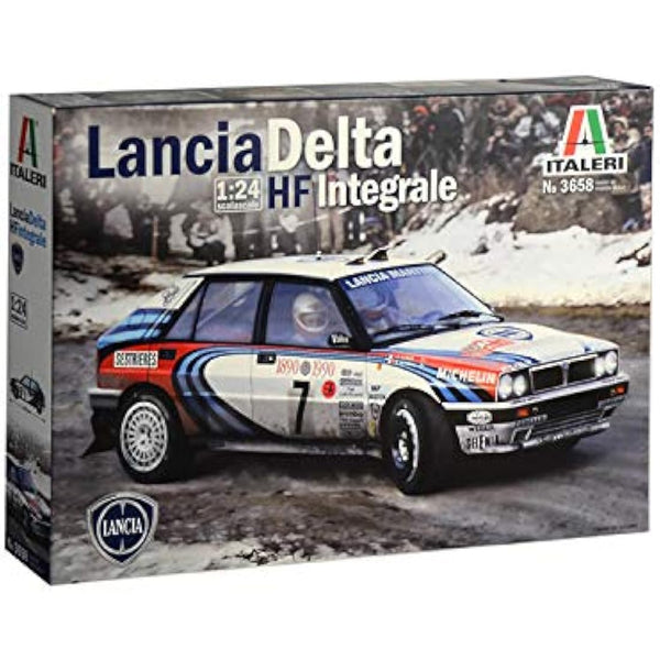 ITALERI 3658S – 1:24 Lancia HF Integrale, model building, kit, standing model building, crafts, hobbies, gluing, plastic construction kit, detailed