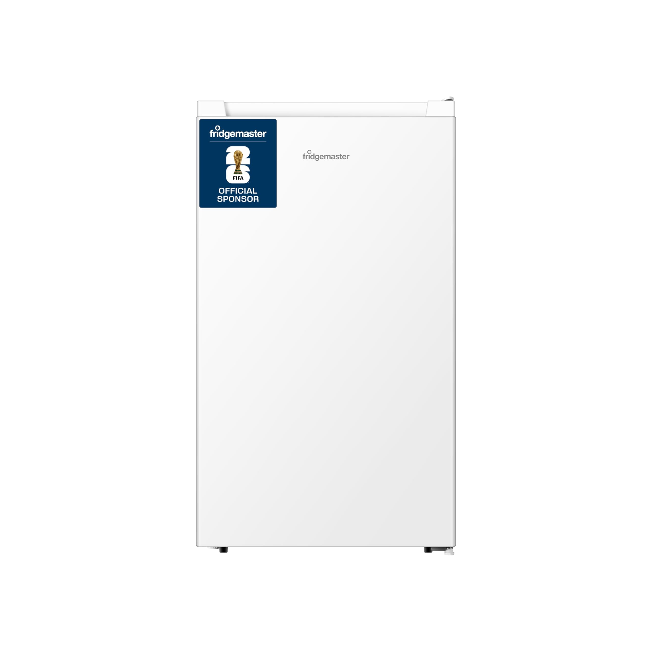 Fridgemaster MUR4545 Small Table Top 45cm Mini Fridge - 45 L - Mechanical Control with Adjustable Thermostat - Reversible Door - 39 dB Low noise - Broad Climate Design - White - E Rated