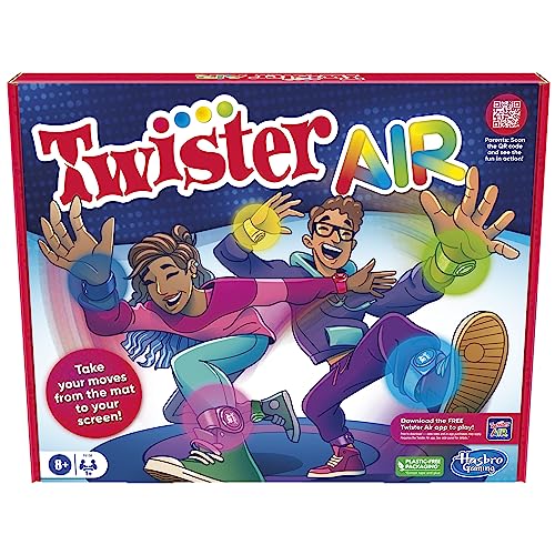 Hasbro Gaming Twister Ultimate: Bigger Mat, More Coloured Spots, Family, Kids Party Game Age 6+; Compatible with Alexa (Amazon Exclusive)