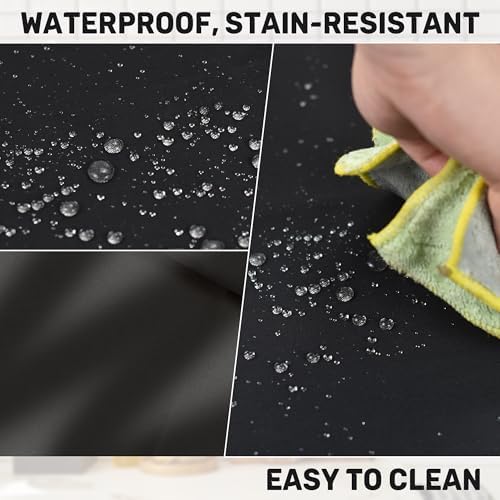 FunChaos 2 Pcs Plus Size Apron, Chef Apron, Unisex Aprons with 2 Pockets for Cooking, Work, Professional Aprons (Larger Size)