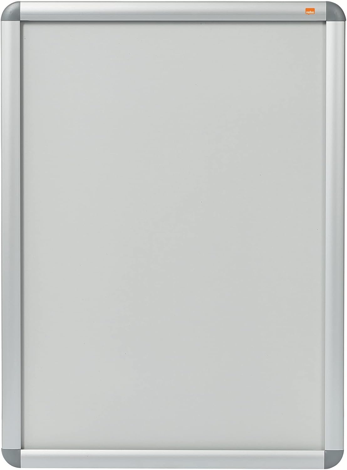 Nobo A3 Poster Frame Sign Holder With Snap Frame, Wall Mounted, Aluminium Trim, Anti-Glare Protective Cover, Premium Plus, Silver, 1902213