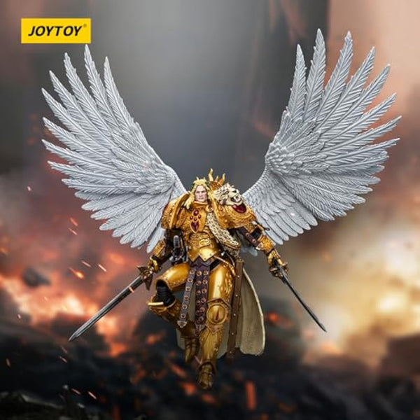 JOYTOY Warhammer 40k Blood Angels, 1/18 Blood Angels Sanguinius Primarch of the IXth Legion Action Figure Collect Model