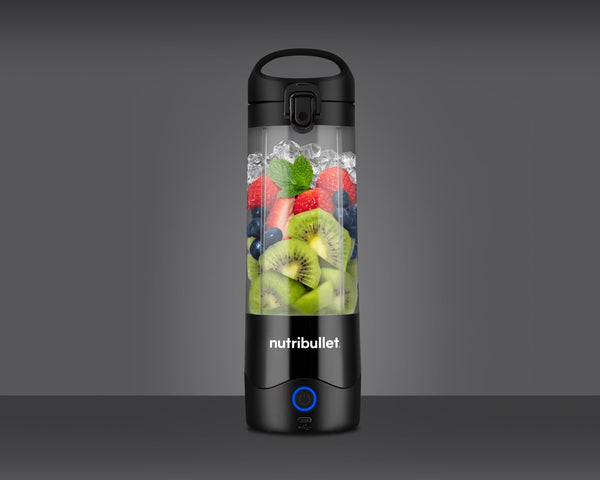 nutribullet Portable Blender in Navy - Powerful Extractor Blade, 475ml Cup, To-Go Lid, USB-C Charging Cable & User Guide - Delivers 15+ Blending Cycles - Healthy Shakes On The Move