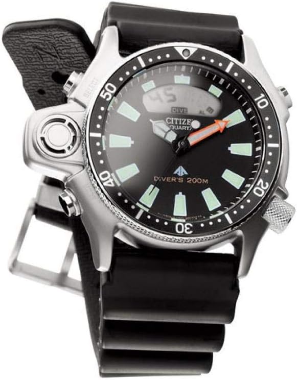 Citizen Promaster Aqualand I Divers Diving Quartz Watch, 44 mm, Black, 20 atm, JP2000-08E
