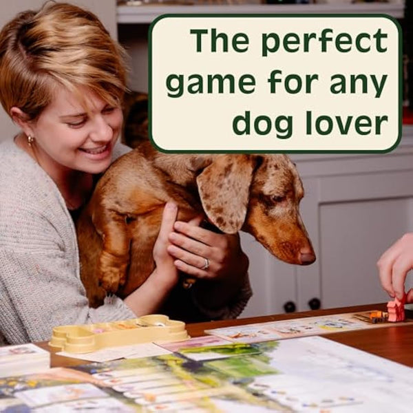 Dog Park, The Fun Strategy Board Game by Birdwood Games for Family Night, Perfect for Dog Lovers, Kids & Adults, for 1-4 Players, Ages 10+
