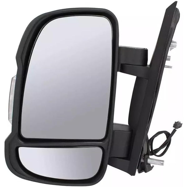 Fits 2022 to 2024 UK Left Side Compatible with Vauxhall Movano MK3 Complete Electric Short Arm Heated Wing Mirror Unit by Autoview (Left Hand Passanger Side)