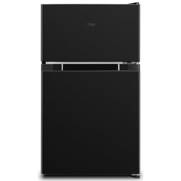 CHiQ FBM157L4EU, Fridge Freezer, 157L, 70/30, 12-Year Compressor Service, Low Frost, E, 39 dB, 48cm Wide 144cm Tall, Black